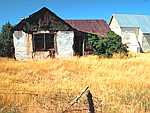 a picuresqe old abandoned house in a New Mexico setting